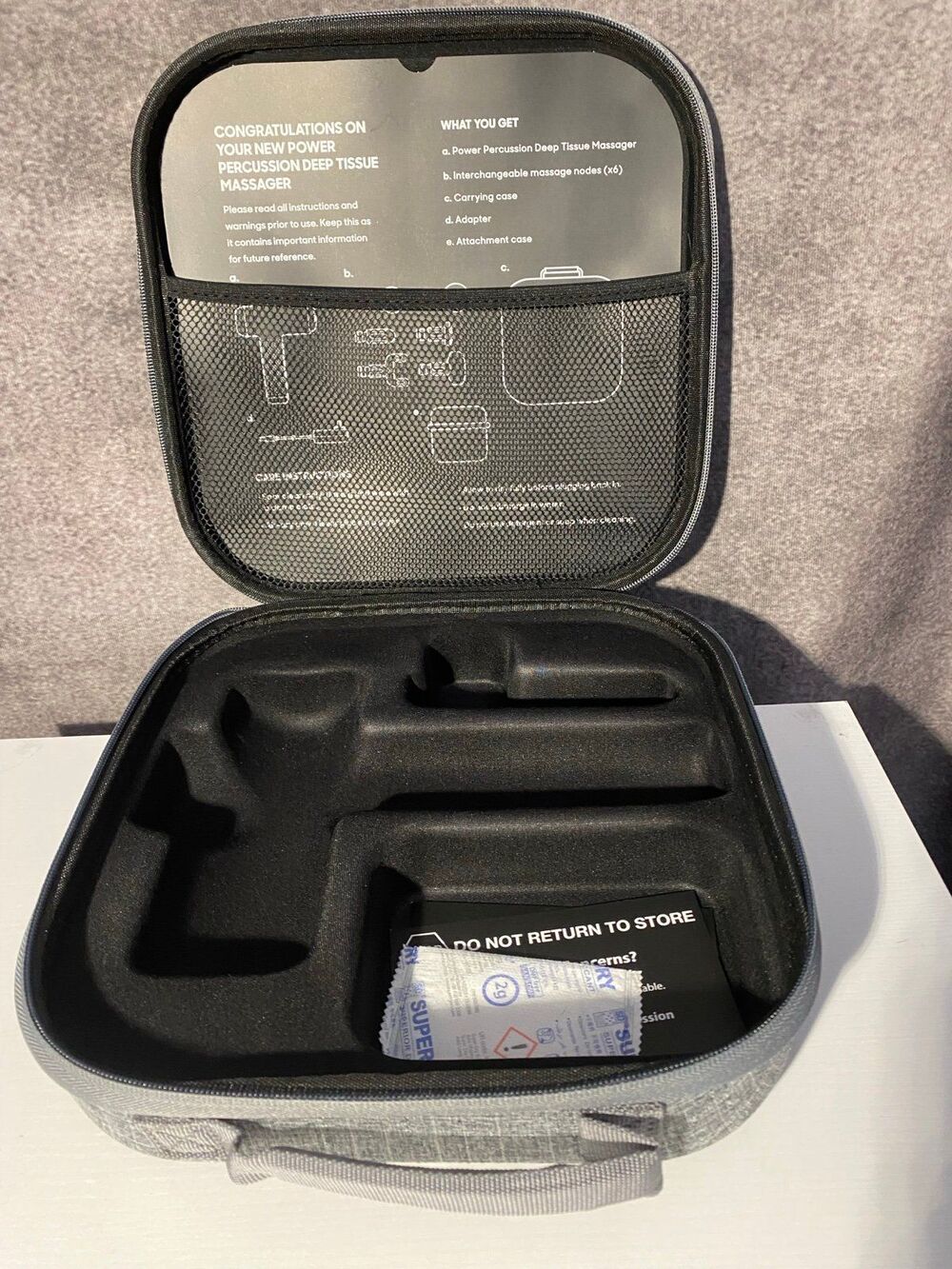 Sharper Image Power Percussion Massager Case Only For Model 2437599